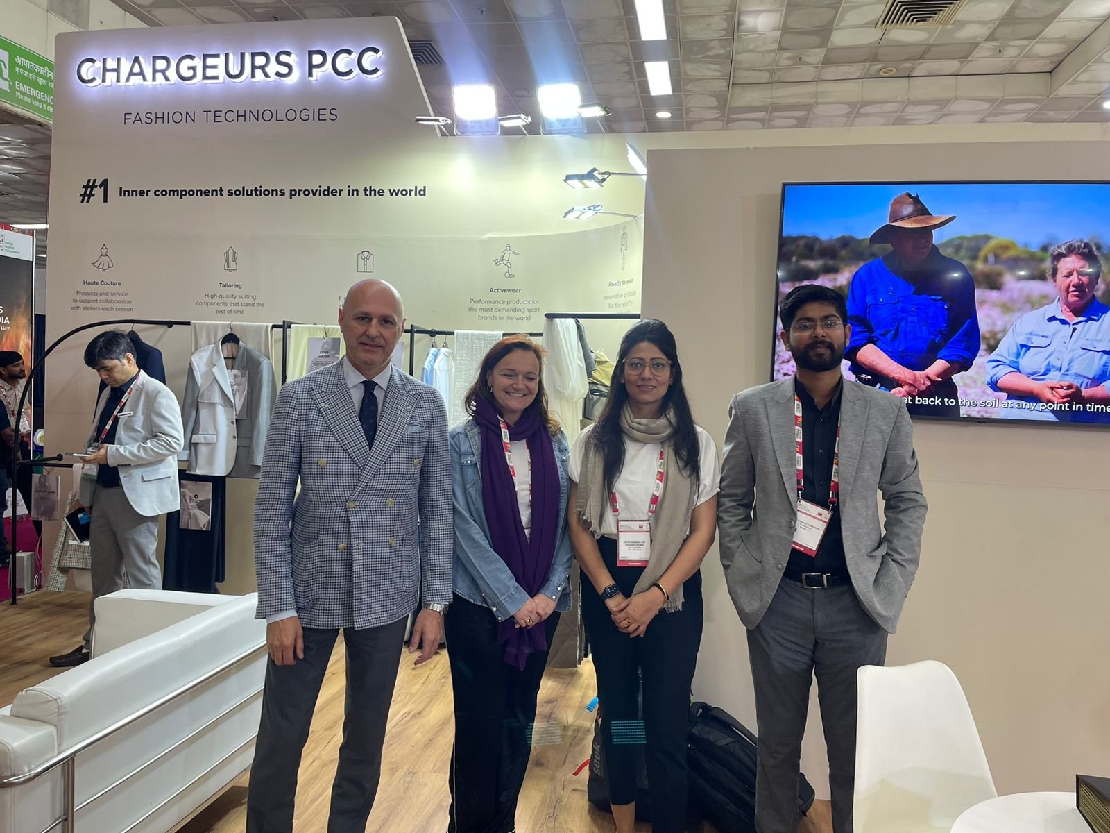 Innovation, superior quality and sustainability: Chargeurs PCC at Bharat Tex 2024