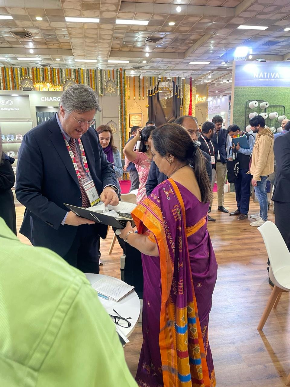 Chargeurs PCC at Bharat Tex 2024