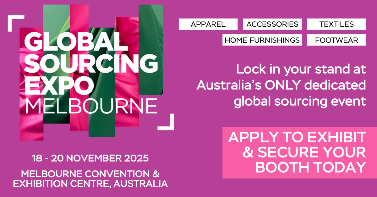 Melbourne Welcomes the World: Global Sourcing Expo Returns, 18–20 November 2025. top fashion sourcing show. top Australian retailers. find apparel buyers. daily textile apparel news.