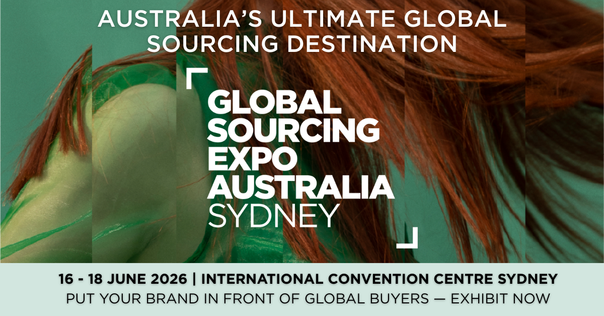 Global Sourcing Expo Sydney 2026. Australian textile industry. top garment retailers. textile b2b trade show. fashion sourcing events. find buyers in Australia. trade shows calendar.